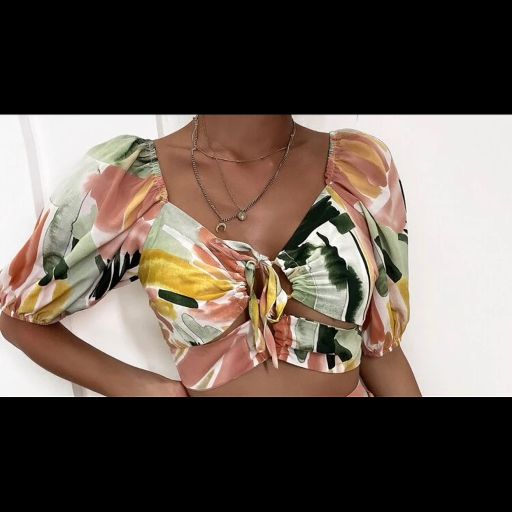 Multi colored top